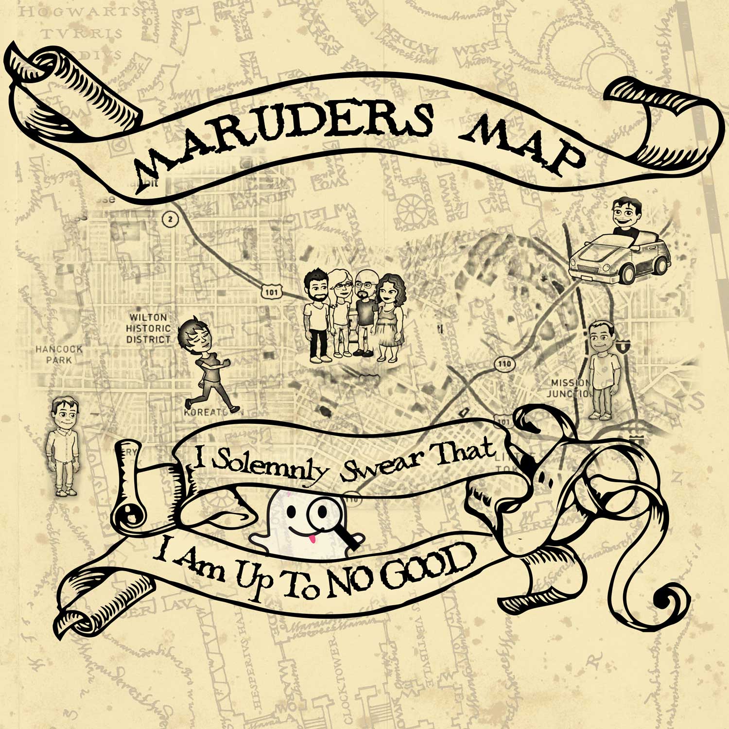 Marauders Snap Map