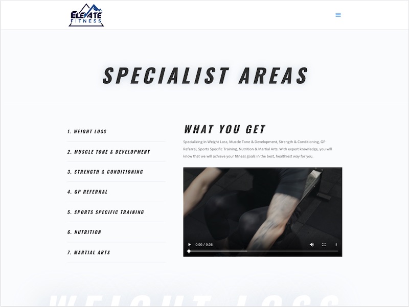 elevate website specalist area 4