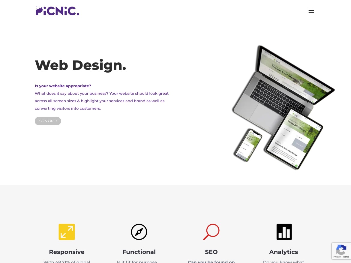 web design new picnic webpage 4x3 1