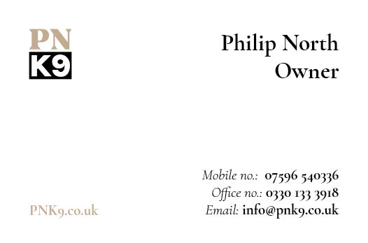 PNK9 business card