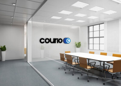 3 courio Office Logo Mockup